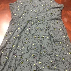 How to train your dragon Toothless dress